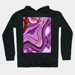1980s abstract modern chic lilac purple marble swirls Hoodie